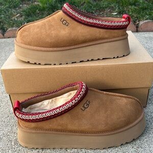 UGG Tazz Womens Slippers Size 9 Chestnut Brand New!